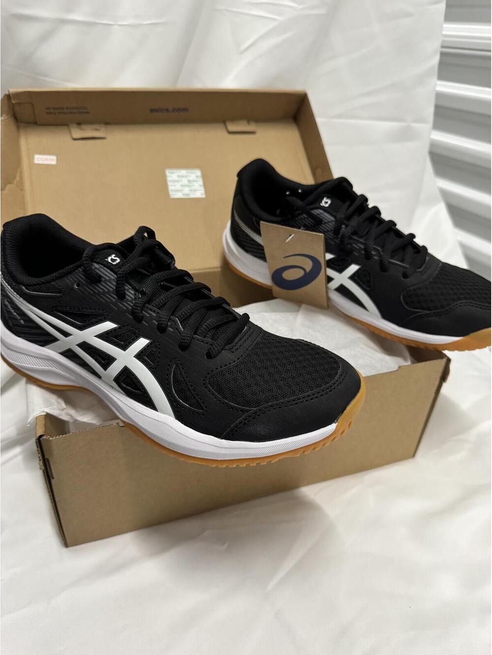 Asics Women's Black Athletic Sneakers with Gum Sole - Picture 3 of 8